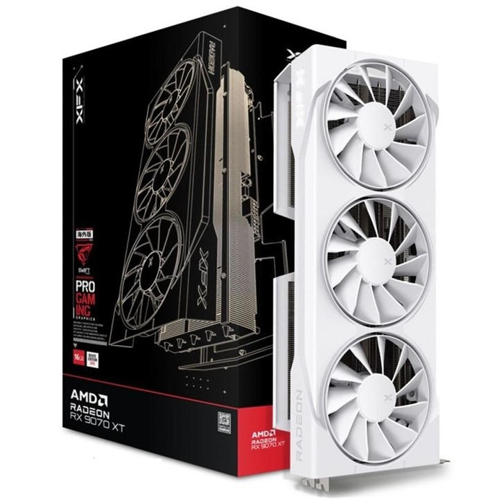 Xfx  Amd Radeon Rx 9070 Xt Swift Graphics Card For Gaming - 16Gb White - Image 3