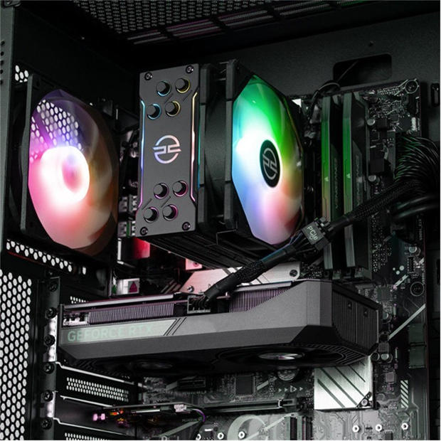 Black - PCSpecialist - Wraith 166 Gaming PC - Intel i5 14400F RTX 5060 Ti 16GB RAM 1TB SSD - 1440p Gaming
