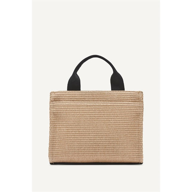 Natural/Black - DKNY - Women's Straw Bag