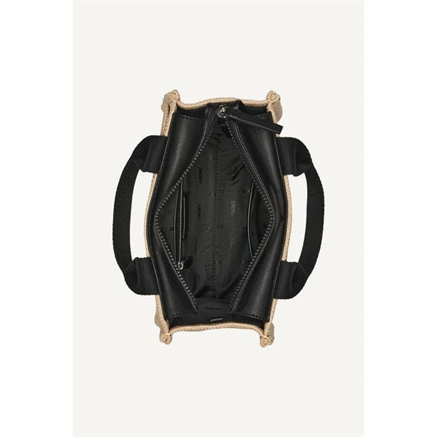 Natural/Black - DKNY - Women's Straw Bag
