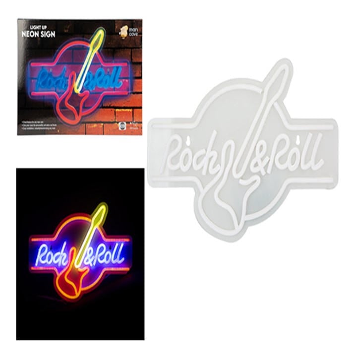 Manhattan Gift Company   Manhattan Rock & Roll Neon Wall Light, Sports Direct