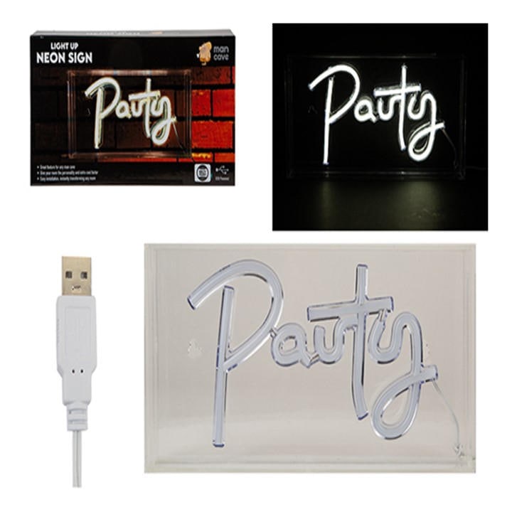 Manhattan Gift Company   Party Neon Wall Light, Sports Direct