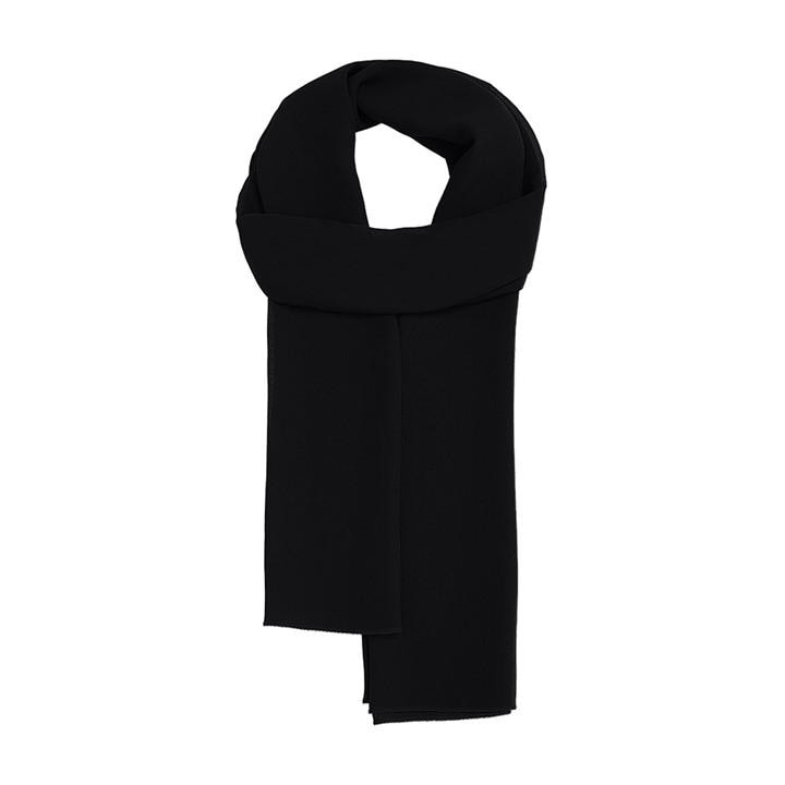 Sheonly Women's Black Elegant Soild Colour Chiffon Shawl Wrap, Sports Direct
