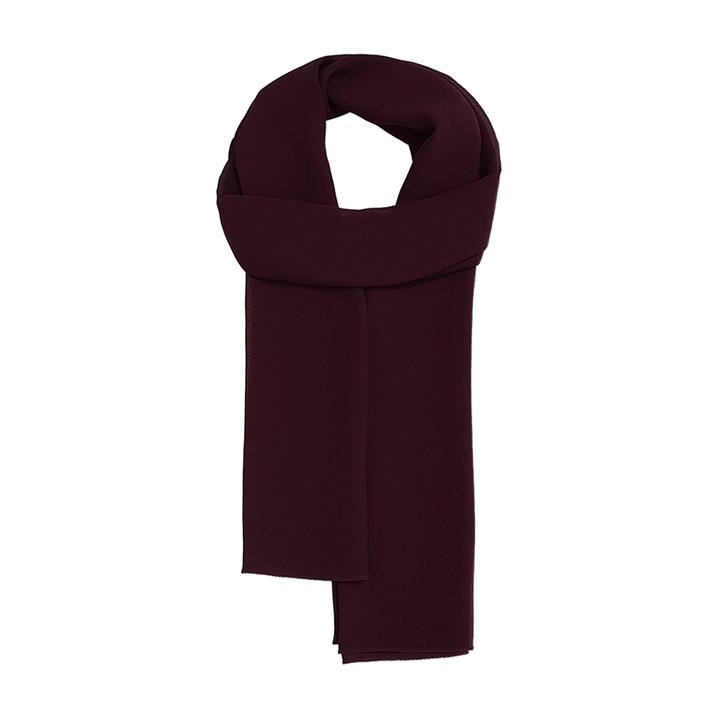 Sheonly Women's Red Elegant Soild Colour Chiffon Shawl Wrap, Sports Direct