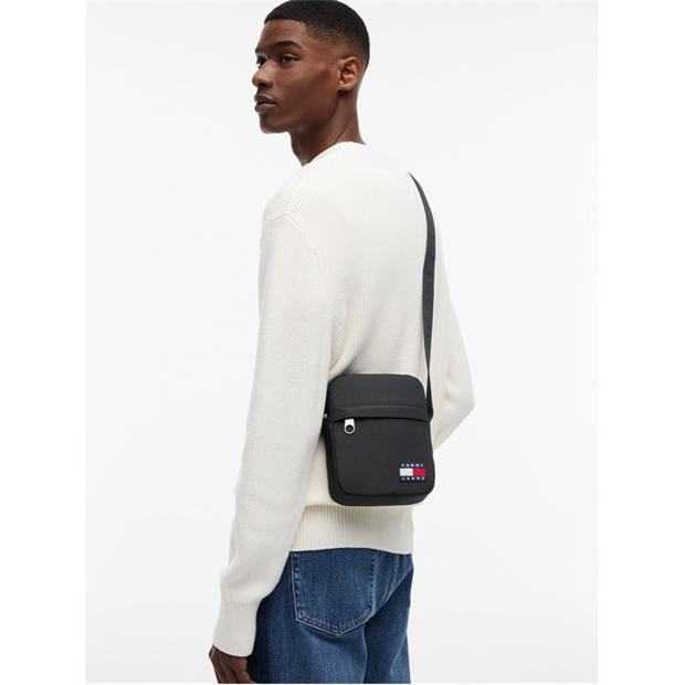 Black - Tommy Jeans - Essential Daily Reporter Bag