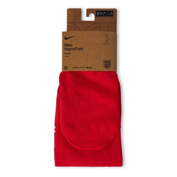 Red/Navy - Nike - England Knee High Football Socks 2026 Away