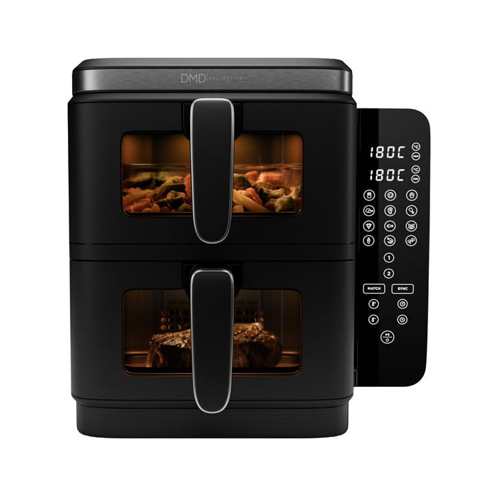 Dmd Collective 11L Double Air Fryer With Dual Drawers And 12 Cooking Functions - Image 3