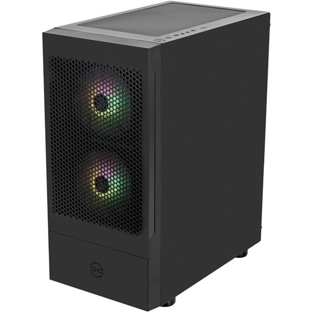 Black - PCSpecialist - Wraith 142 Bundle Gaming PC - Ryzen 5 5500 RTX 3050 16GB RAM 512GB SSD - Full Setup