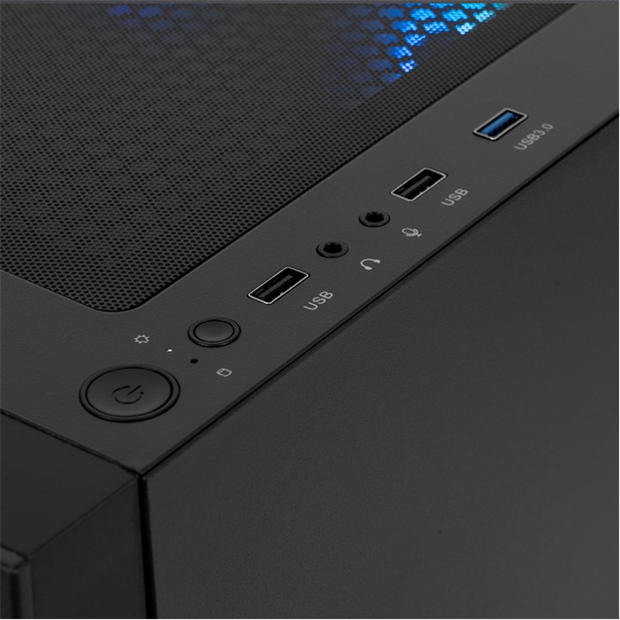 Black - PCSpecialist - Wraith 142 Bundle Gaming PC - Ryzen 5 5500 RTX 3050 16GB RAM 512GB SSD - Full Setup