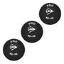 Black - Dunlop - Pro 3 Squash balls