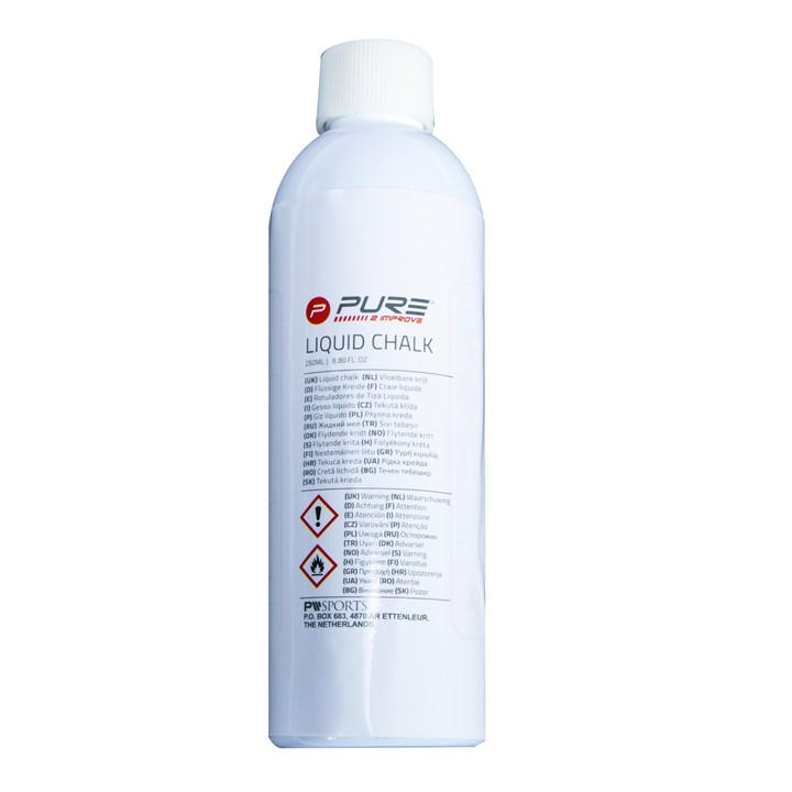 Pure2improve  White Liquid Gym Chalk  in Size 250ml, Sports Direct