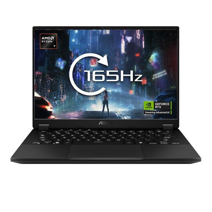 Asus  Black Tuf Gaming A14 Fa401uh 14Inch Gaming Laptop - Amd Ryzen 7 260 16Gb 1Tb Rtx 5050, Sports Direct