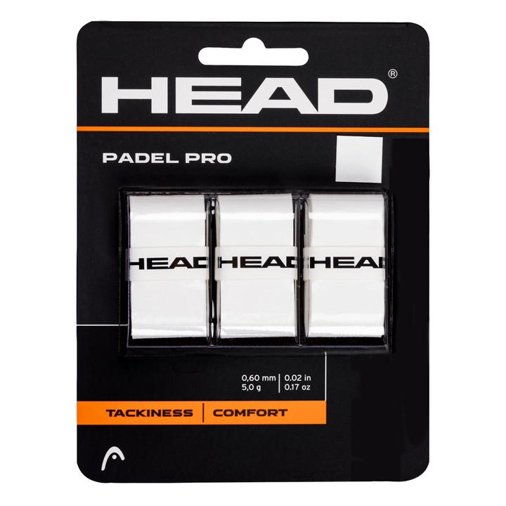 Head  White Padel Pro Overgrip, Sports Direct
