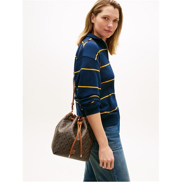 Black Mix - Tommy Hilfiger - Women's Bucket Bag