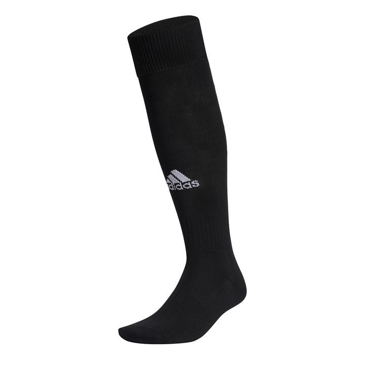 Adidas  Kids Black Santos Football Sock in Size C3 - C7, Sports Direct