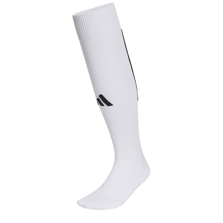 Adidas  White Santos Football Sock in Size 12+, Sports Direct