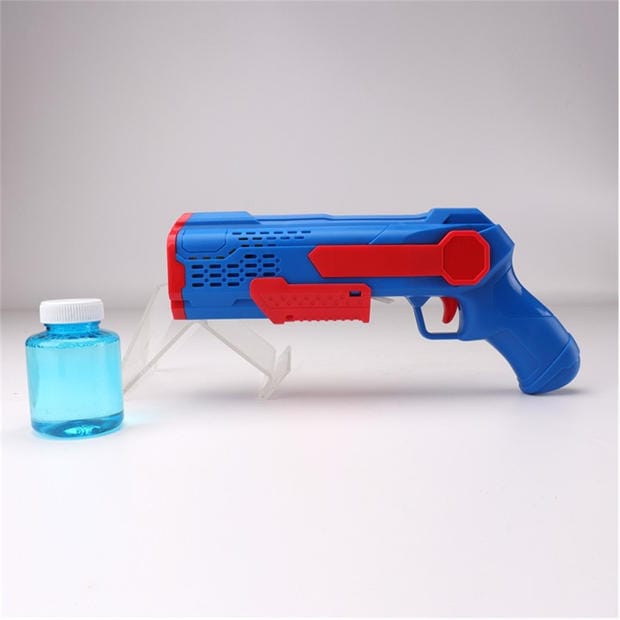 Blue & Red - Hot Tuna - LED Bubble Gun 80ml with 10 Holes