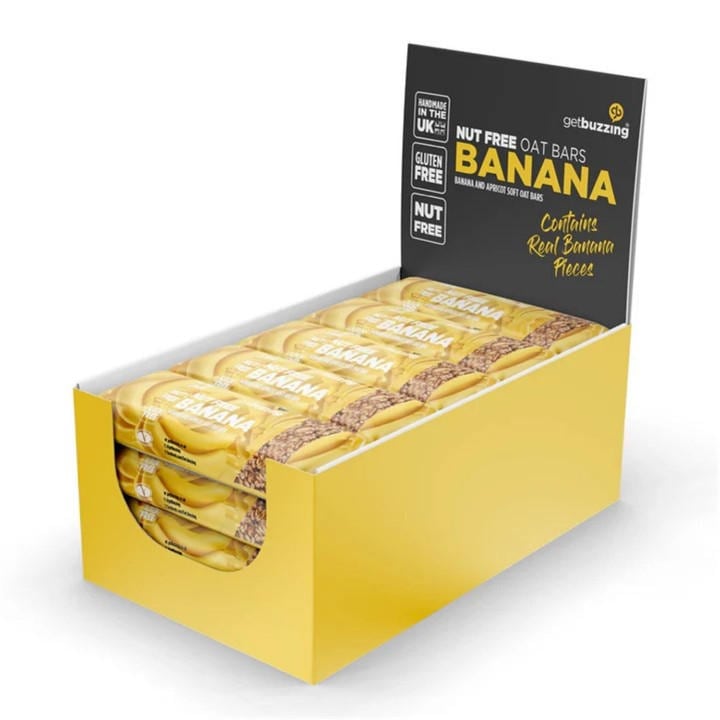 Get Buzzing  Flapjack (20 X 62G) - Banana - Box of 20 - Image 2