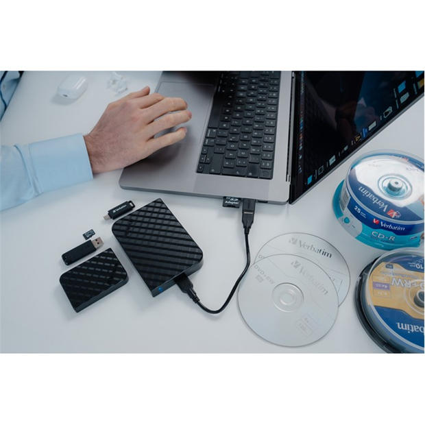 Black - Verbatim - 4TB Store n Go USB 3.0 Portable Hard Drive - Black