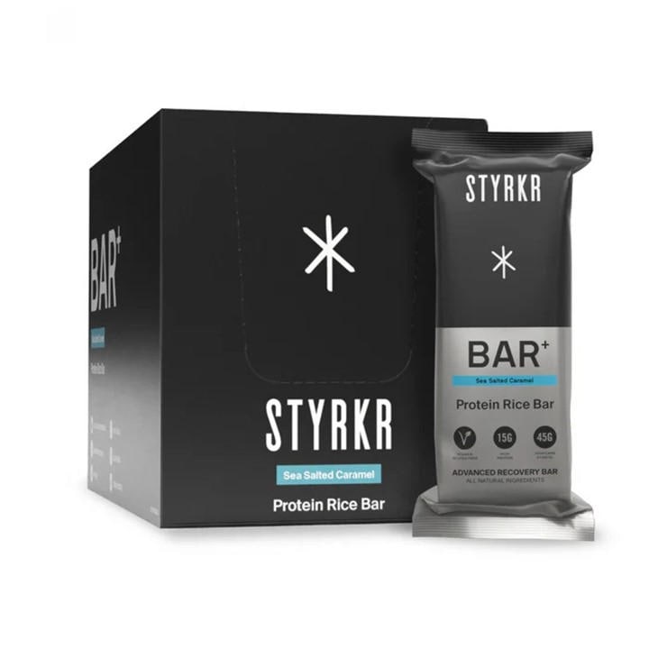 Styrkr  None Bar+ Vegan Protein & Energy Bar (12 X 65G) in Size Pack of 12, Sports Direct