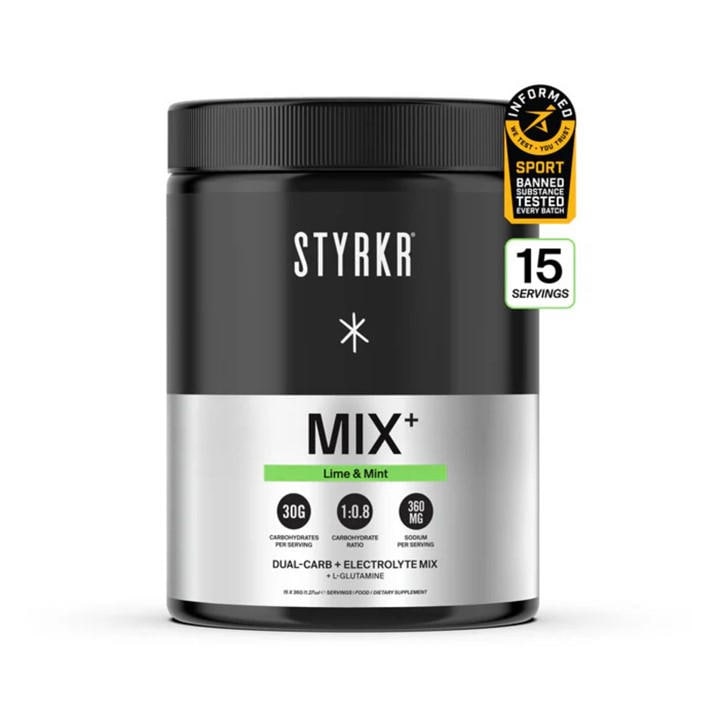 Styrkr  None Mix+ Dual-Carb & Electrolyte Mix 555G in Size Single Tub, Sports Direct