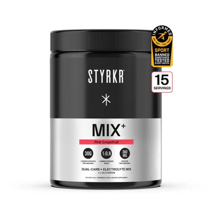 Styrkr  None Mix+ Dual-Carb & Electrolyte Mix 555G in Size Single Tub, Sports Direct