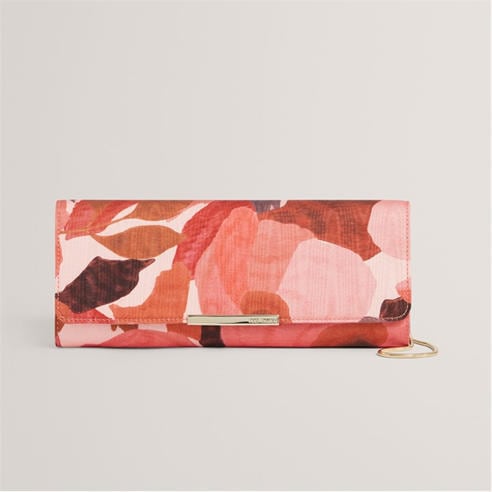 Ted Baker - Womens Floral Print Baguette Clutch Bag