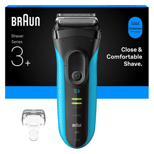 Braun - Braun Series 3+ Electric Shaver 3040S Blue