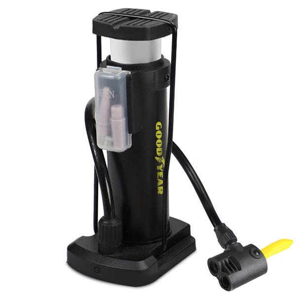 Black - Goodyear - Goodyear Compact Foot Pump
