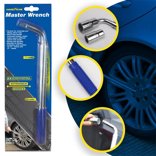 Silver - Goodyear - Goodyear Wheel Nut Master Wrench
