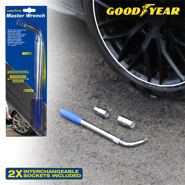 Silver - Goodyear - Goodyear Wheel Nut Master Wrench