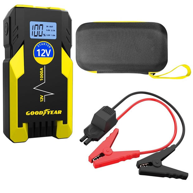 Black & Yellow - Goodyear - Goodyear Lithium Jump Starter