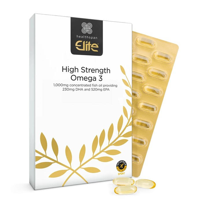 Healthspan Elite  None High Strength Omega 3 (120 Capsules) in Size 120 Capsul, Sports Direct