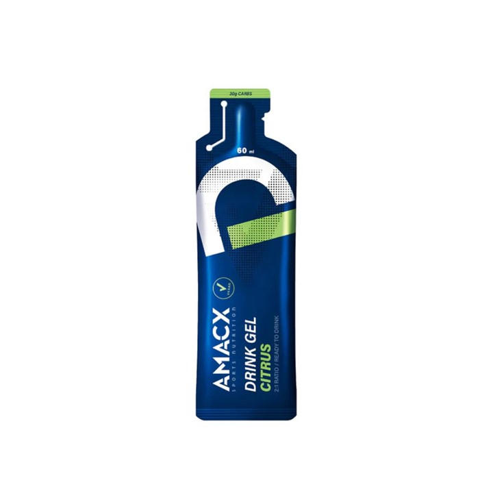 Amacx  None Energy Drink Gel (12 X 60Ml) in Size Pack of 12, Sports Direct