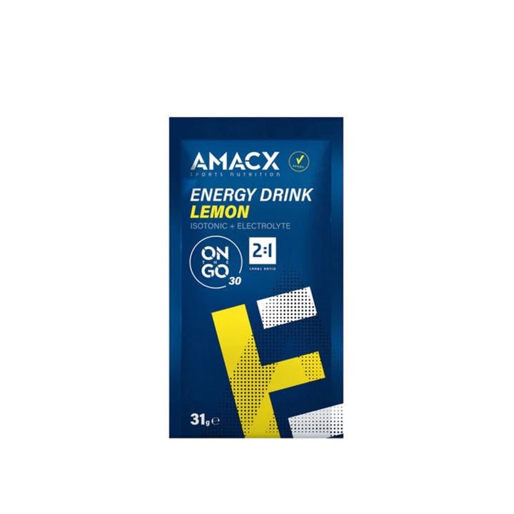 Amacx  None Energy Drink On The Go Sachets (12 X 31G) in Size Pack of 12, Sports Direct