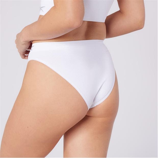 Black/Whit/Grey - Reebok - Reebok Womens 3 pack Seamless Briefs