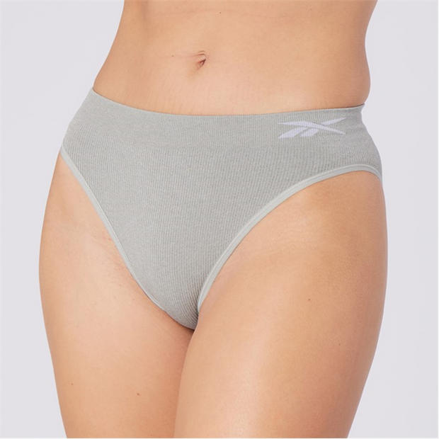 Black/Whit/Grey - Reebok - Reebok Womens 3 pack Seamless Briefs