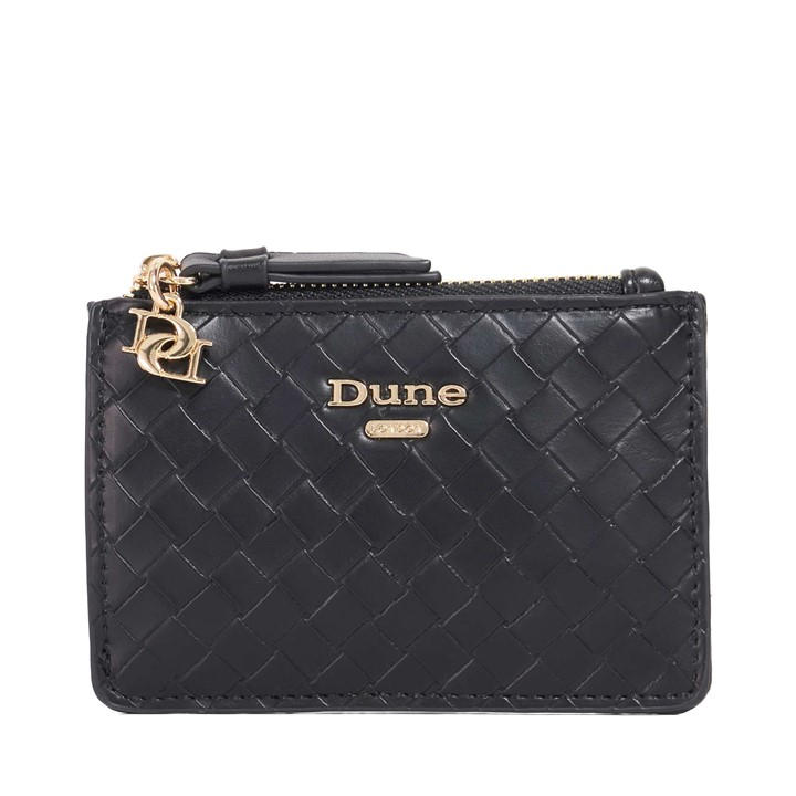 Dune London Women's Black Keave Zip Around Purse, Sports Direct