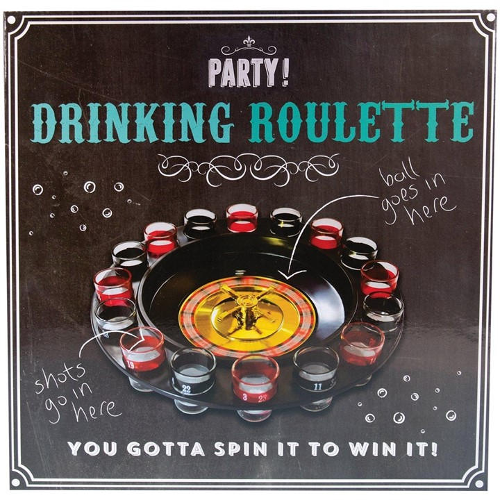 Fizz Creations  None Shot Roulette Drinking Party Game, Sports Direct