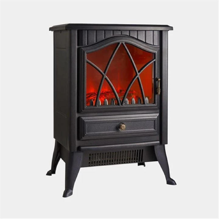 Vonhaus  Black Stove Heater 1800W, Sports Direct