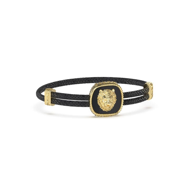 Guess Men's  Lion King Leather Bracelet, Sports Direct