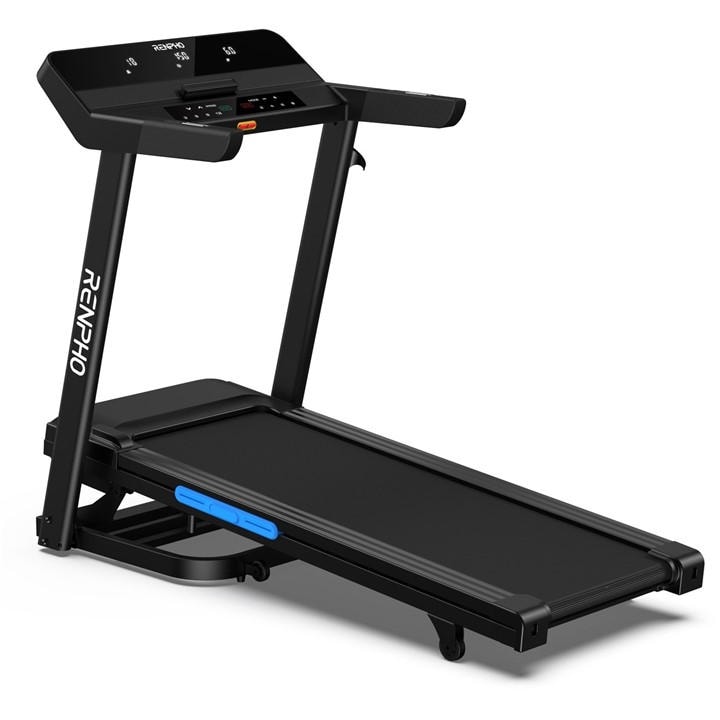 Renpho  Black Smart Q004 Treadmill, Sports Direct