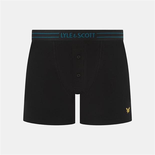 Black - Lyle and Scott - Lewis 3 Pack Boxer Shorts