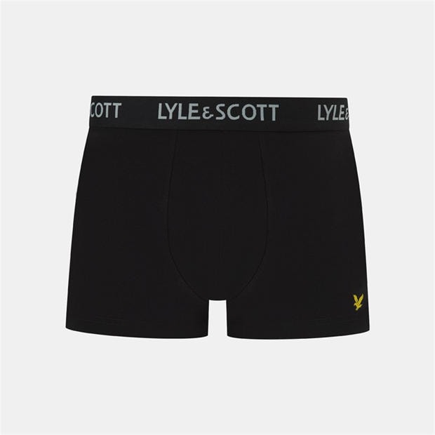 Black - Lyle and Scott - Miller 5 Pack Boxer Shorts