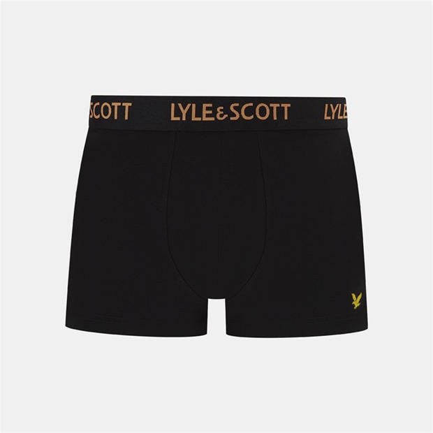 Black - Lyle and Scott - Miller 5 Pack Boxer Shorts