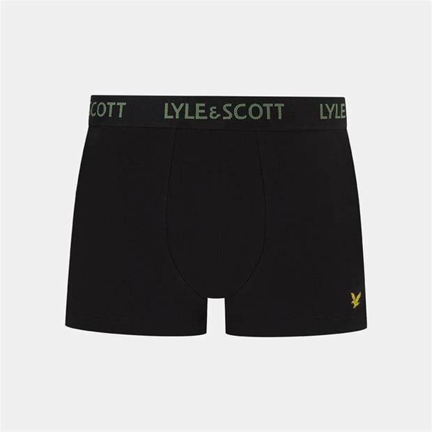 Black - Lyle and Scott - Miller 5 Pack Boxer Shorts