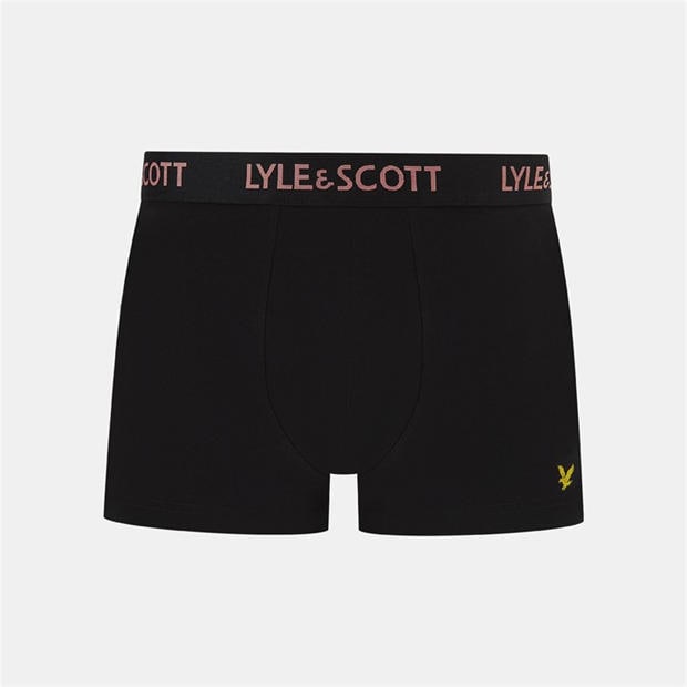 Black - Lyle and Scott - Miller 5 Pack Boxer Shorts