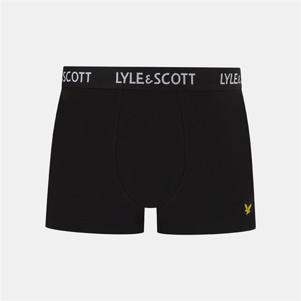Black - Lyle and Scott - Miller 5 Pack Boxer Shorts