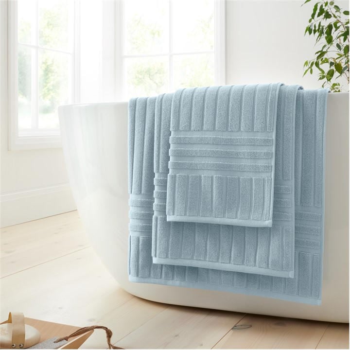 Bianca  Blue Hotel Towel 600Gsm in Size Hand Towel, Sports Direct