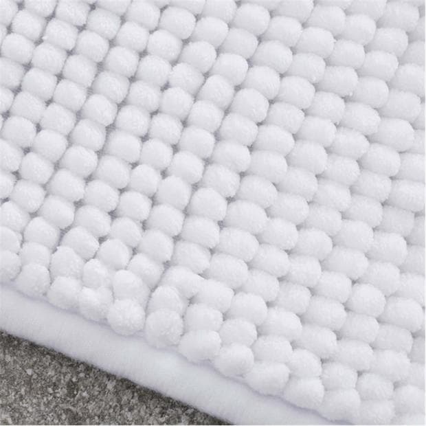 White - Catherine Lansfield - Bobble Bath Mat